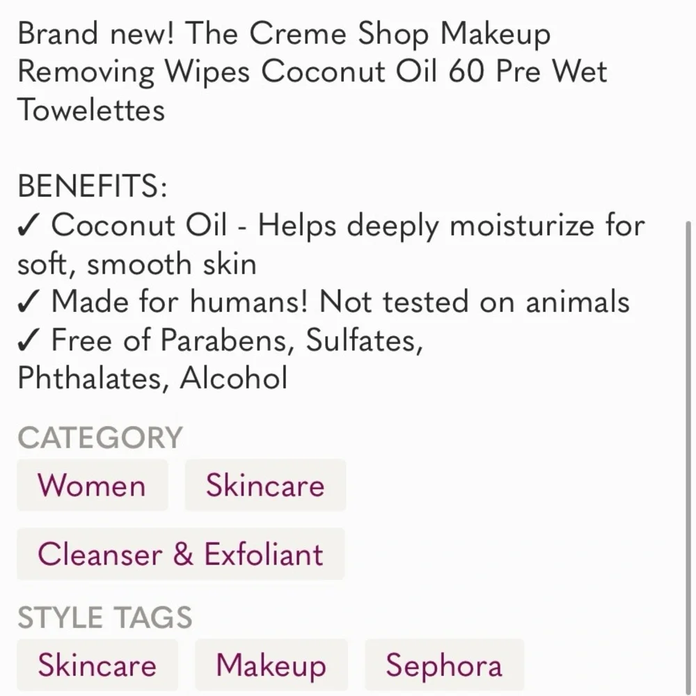 The Creme Shop crème shop